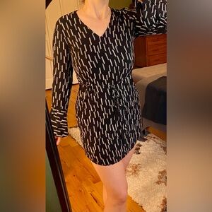 Lush Clothing Black and White Dress, Small